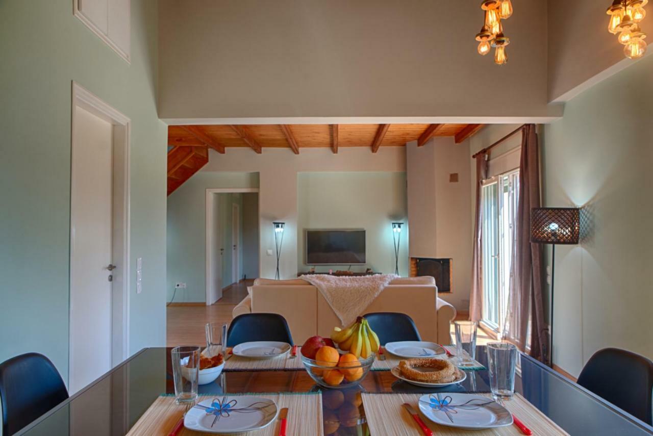 Modern Eco Friendly Villa Close To Town Pelekas Exterior photo